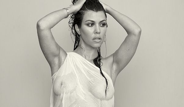 Kim Kardashian Naked Pregnant Amateur - Kourtney Kardashian Naked and Pregnant for DuJour Magazine! - The Nip Slip