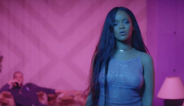 Rihanna See Through in Work Video! - The Nip Slip