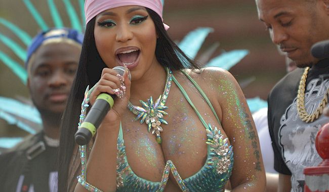 Camille Trinidad Sex - Nicki Minaj Nip Slip at Trinidad Carnival! - The Nip Slip