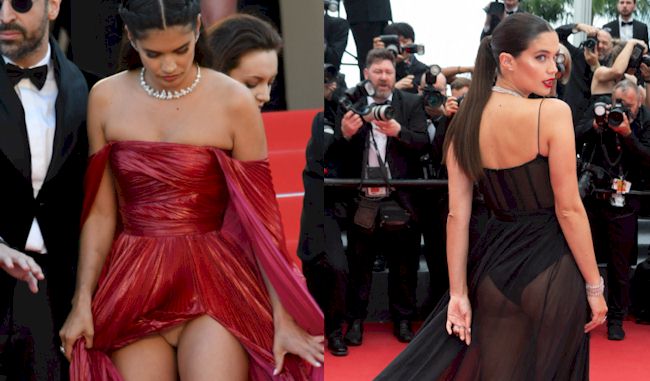 650px x 381px - Sara Sampaio Upskirt and Nice Buns at the Cannes Film Festival! - The Nip  Slip
