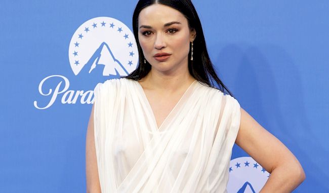 Crystal Reed Porn - Crystal Reed in a See Through Dress! - The Nip Slip