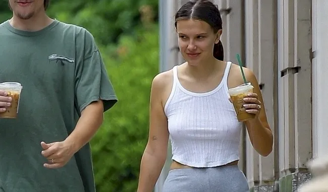 Millie Bobby Brown nipple pokies