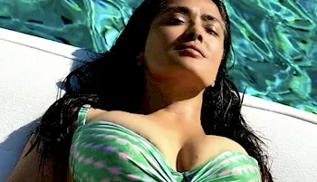 Salma Hayek bikini