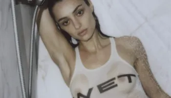 Sonya Starzhynska in a Wet See Through Top!