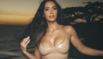 Kim Kardashian birthday boobs