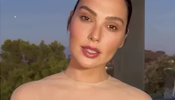 Gal Gadot Nipples in a Sheer Dress!