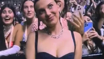 Millie Bobby Brown at Sabrina Carpenter concert