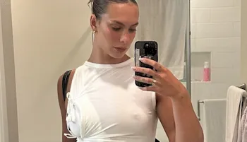 Penny Oleksiak see through