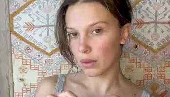 Millie Bobby Brown Nipple Pokies and Face Cream!