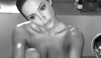 Bianca Censori Bath Video  The Nip Slip 