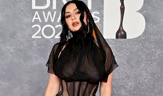 Charli XCX nude see through at The BRIT Awards 2025